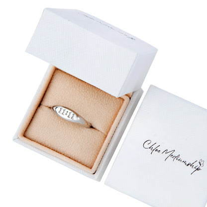 11:11 Angel Number Ring