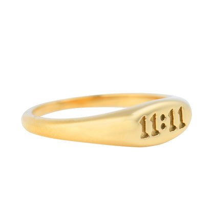 11:11 Angel Number Ring