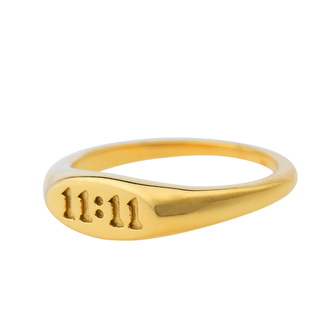 11:11 Angel Number Ring