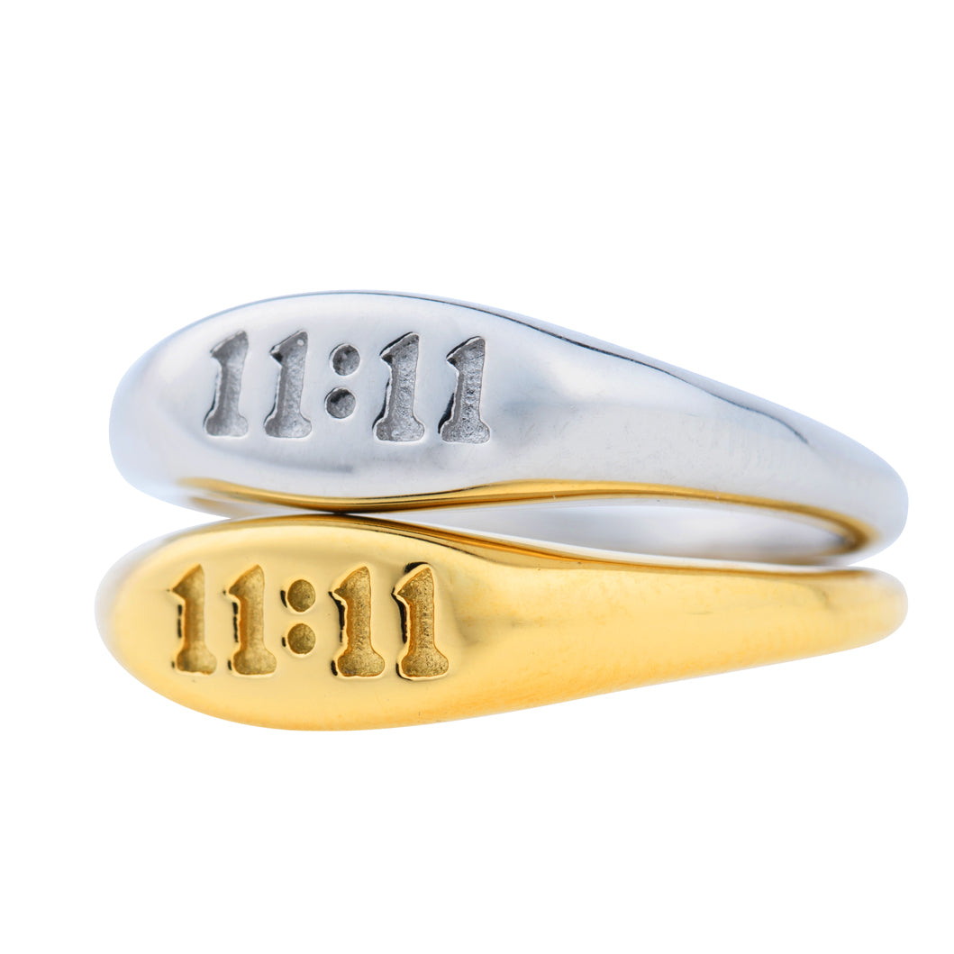 11:11 Angel Number Ring