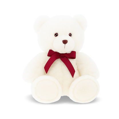 New Baby Boy Gift Set with Flowers Bouquet and Bear